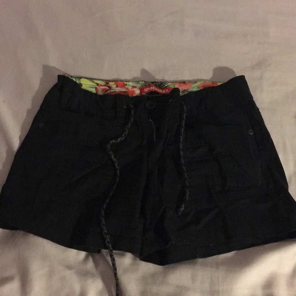 Black Khaki Shorts